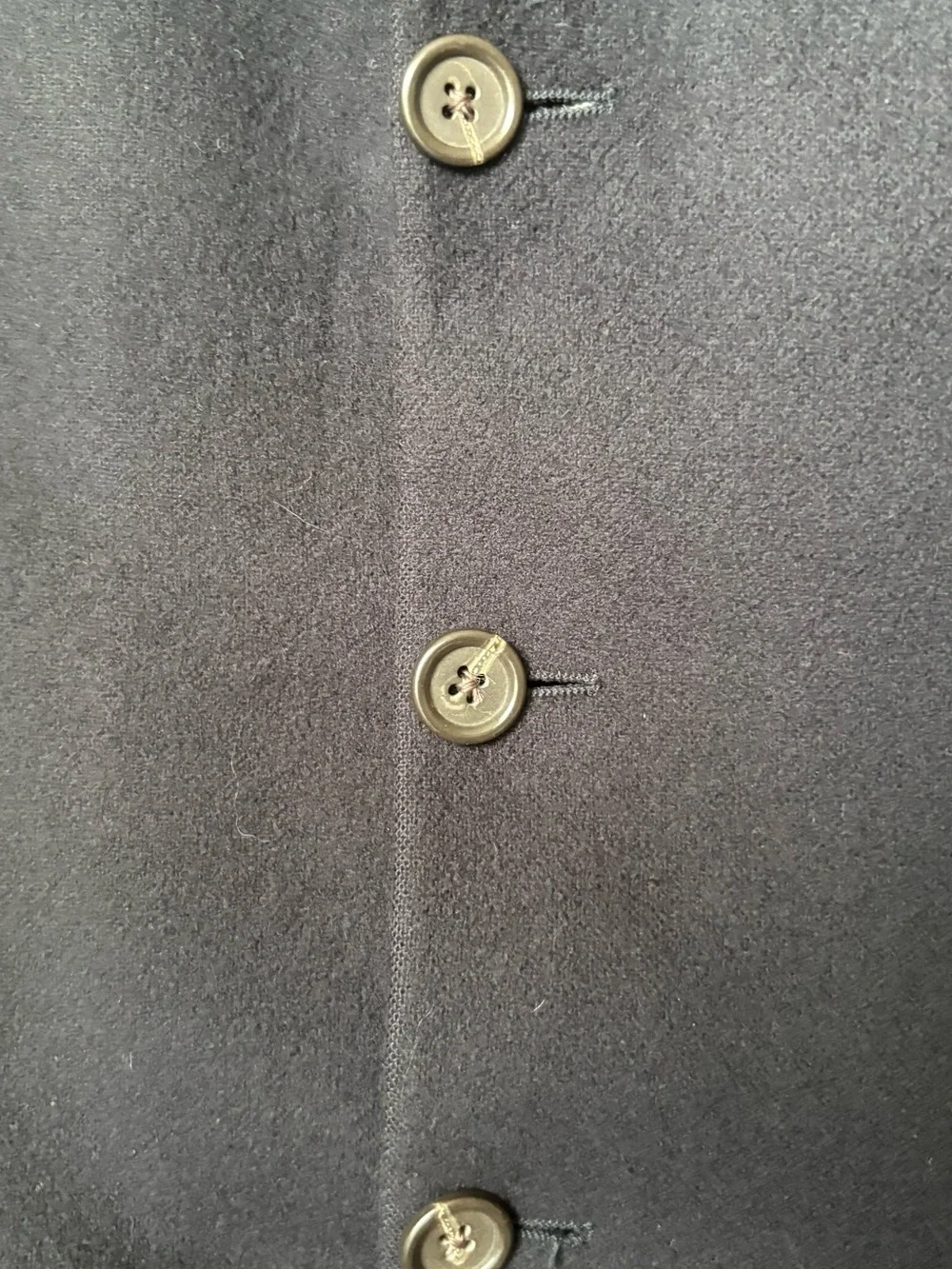 J. Crew Men's Black Three-Button Wool Blazer